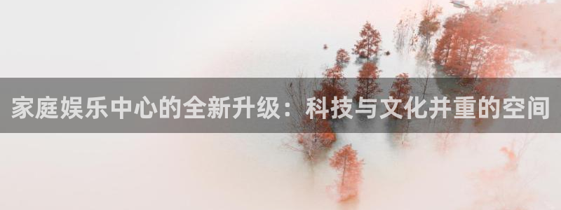 93299星空娱乐：家庭娱乐中心的全新升级：科技与文化并重的空间